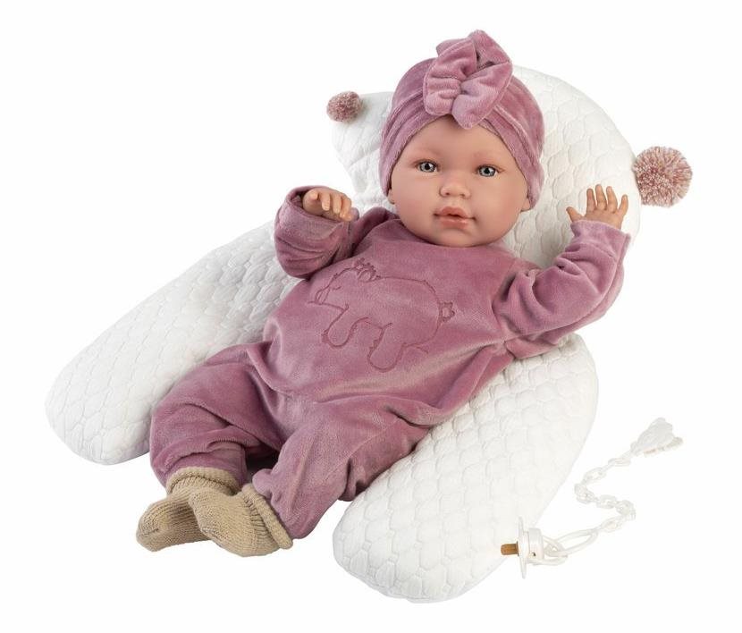 Llorens 74118 New Born – realistická bábika bábätko so zvukmi a...
