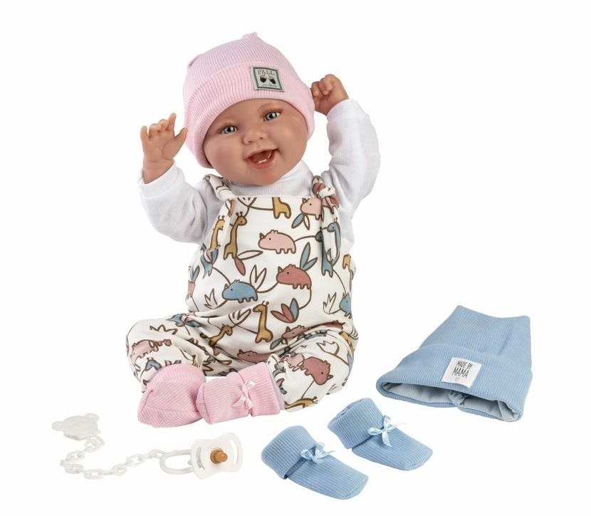 Llorens 84481 New Born 2 v 1 – realistická bábika bábätko so zvukmi...