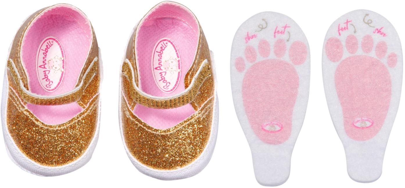 Baby Annabell Zlaté topánočky a vložky do topánok, 43 cm Oblečenie...