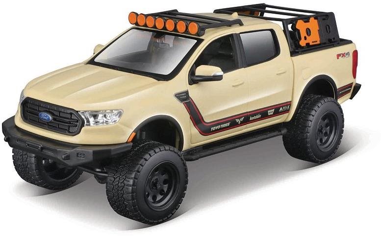 Maisto 2019 Ford Ranger, krém, Off-Road Series Fém makett