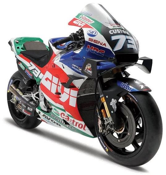 Maisto Motocykel LCR Honda 2021 73 Alex Marquez 1 : 18 Auto