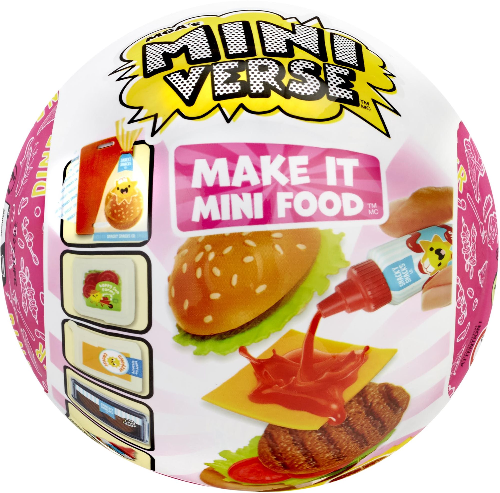 MGA Miniverse Mini Food Občerstvenie, séria 3 Kreatívne tvorenie