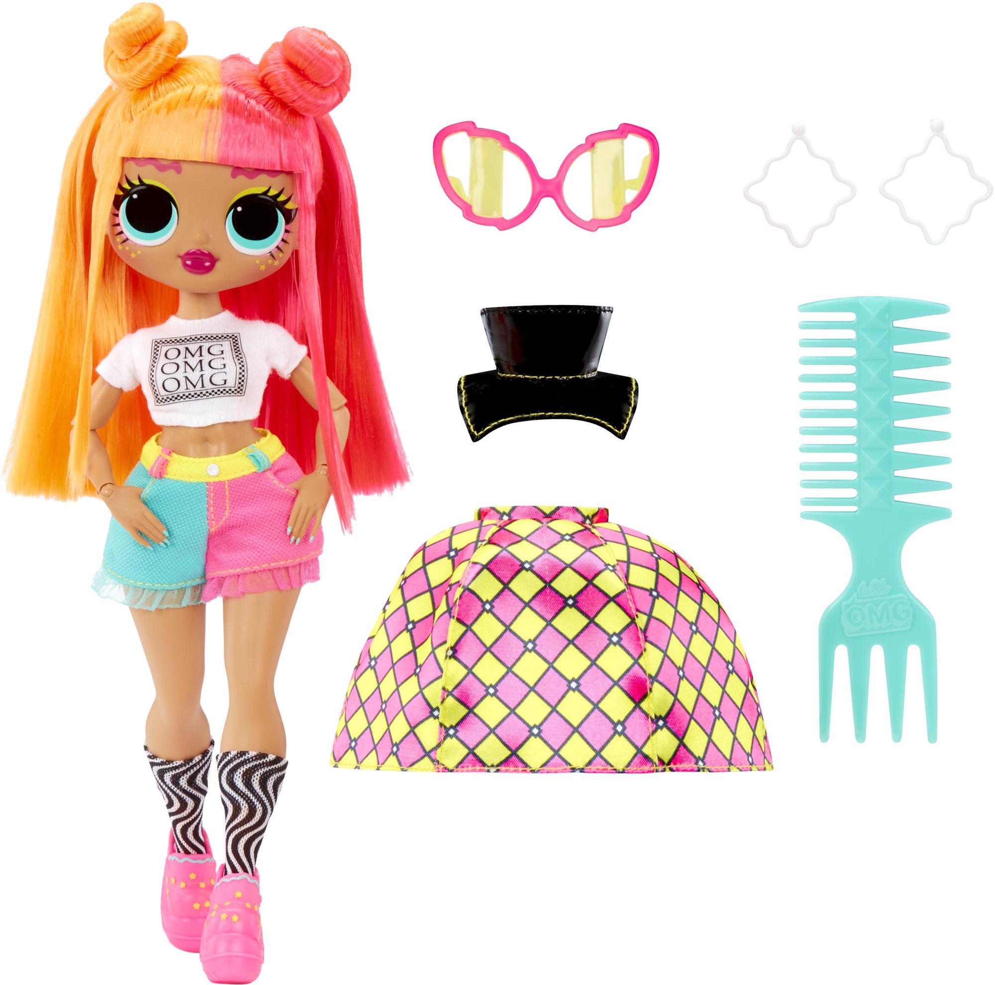 L.O.L. Surprise! OMG Veľká sestra, 2 outfity – Neonlicious Bábika