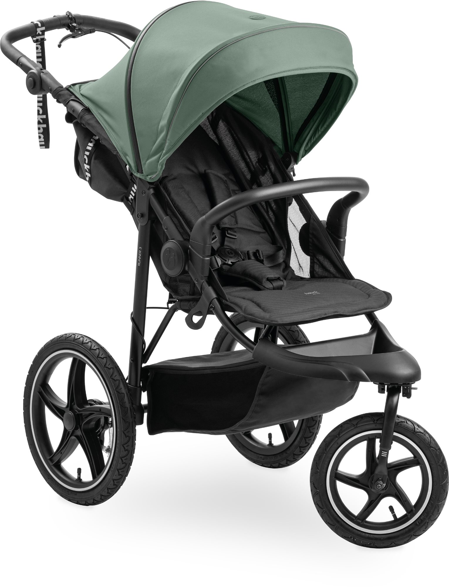 Hauck Sportiak Runner 3 s ručnou brzdou Jungle Green Kočík