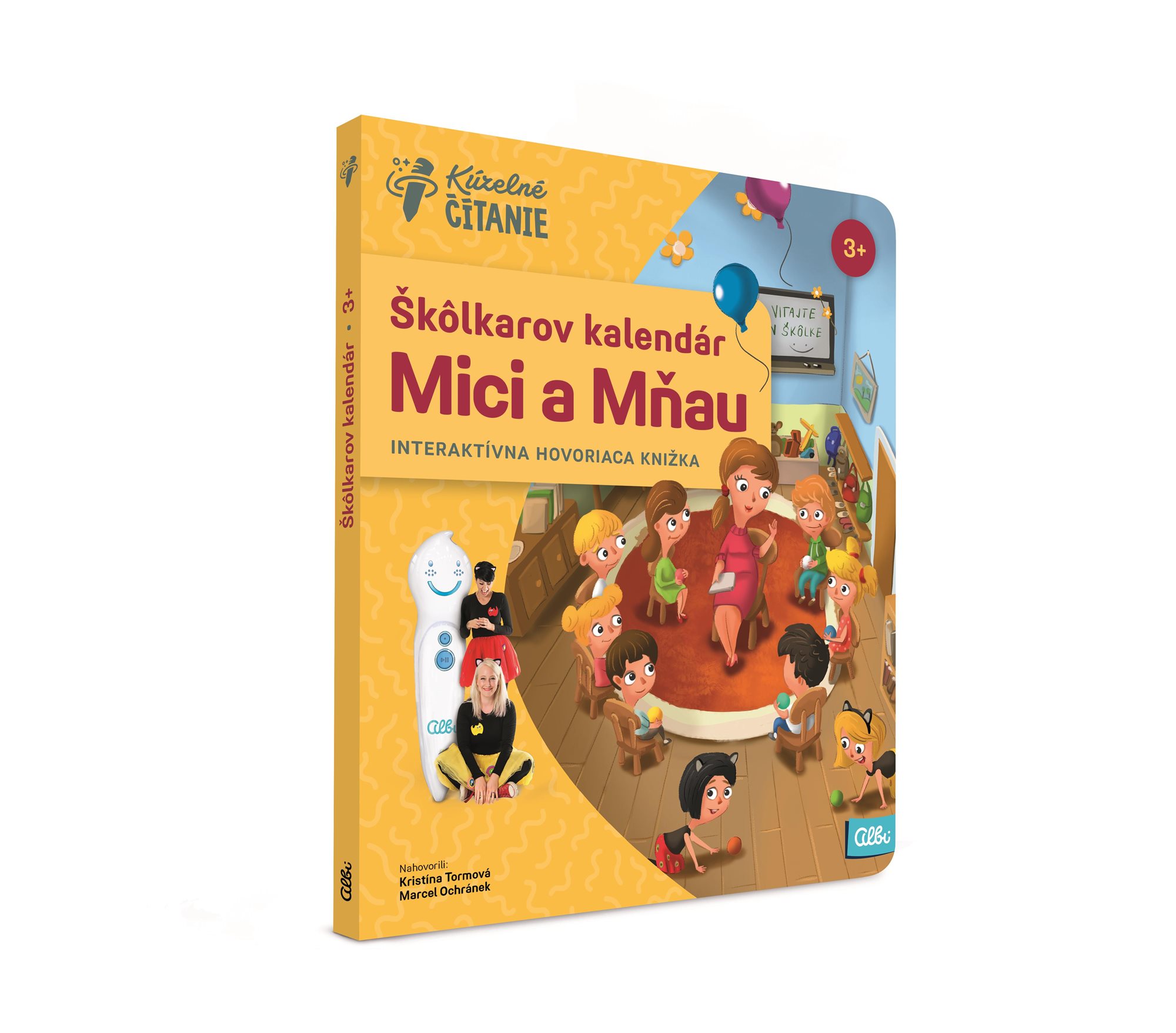 Kúzelné čítanie Škôlkarov kalendár Mici a Mňau SK Kúzelné čítanie