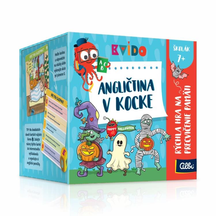 Kvído – Angličtina V kocke SK Spoločenská hra