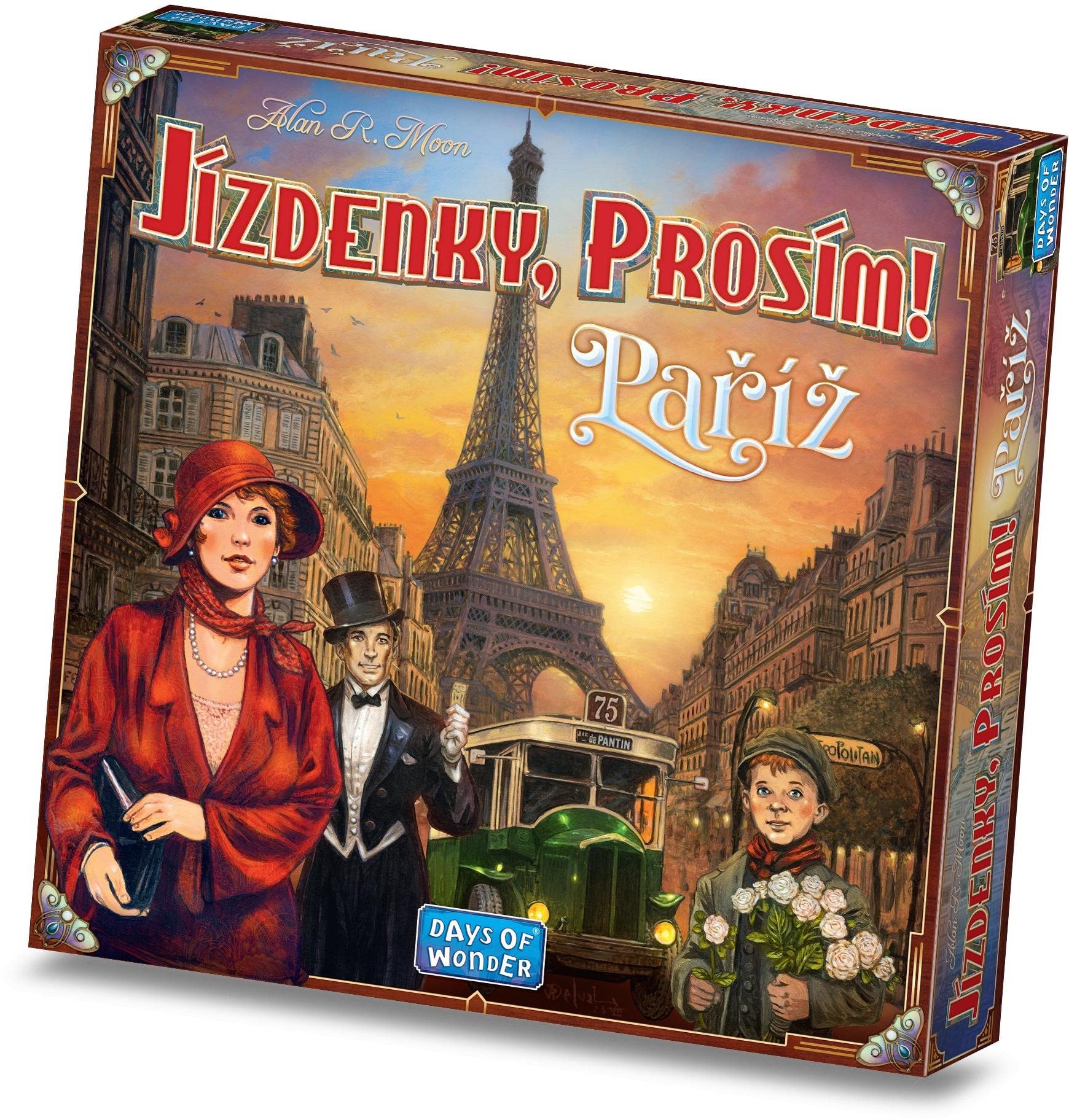 Lístky, prosím! Paríž Dosková hra