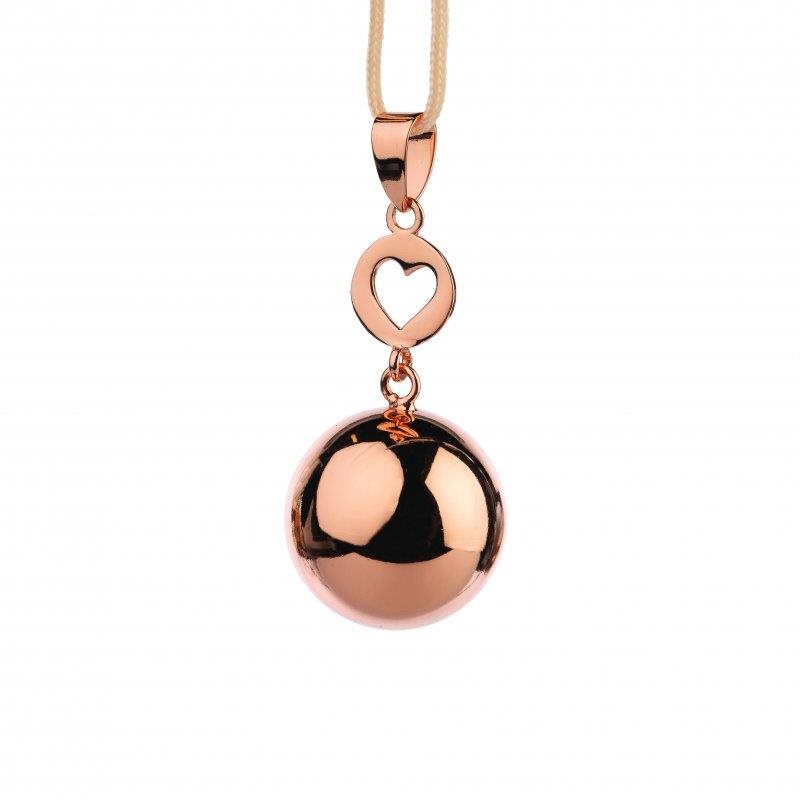 Bola Fantasy Rose gold heart Pocakcsengettyű