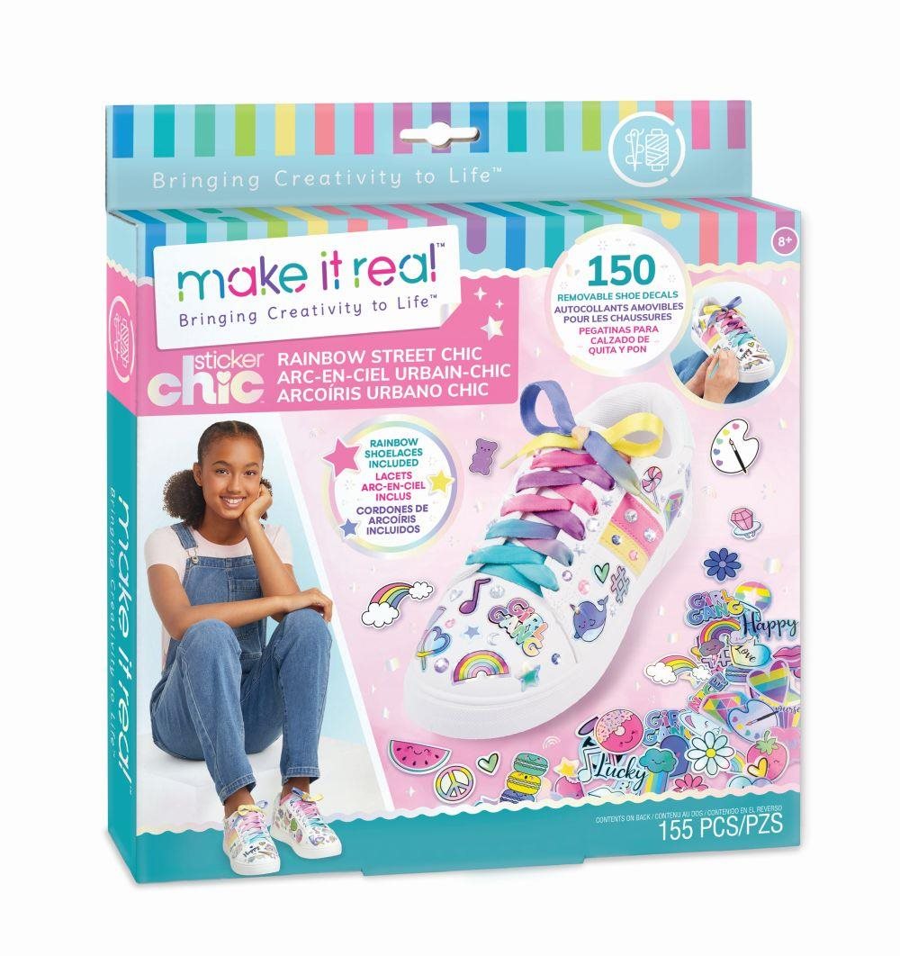 Make It Real Deko-Sticker für Schuhe Rainbow Chic Kinder-Sticker