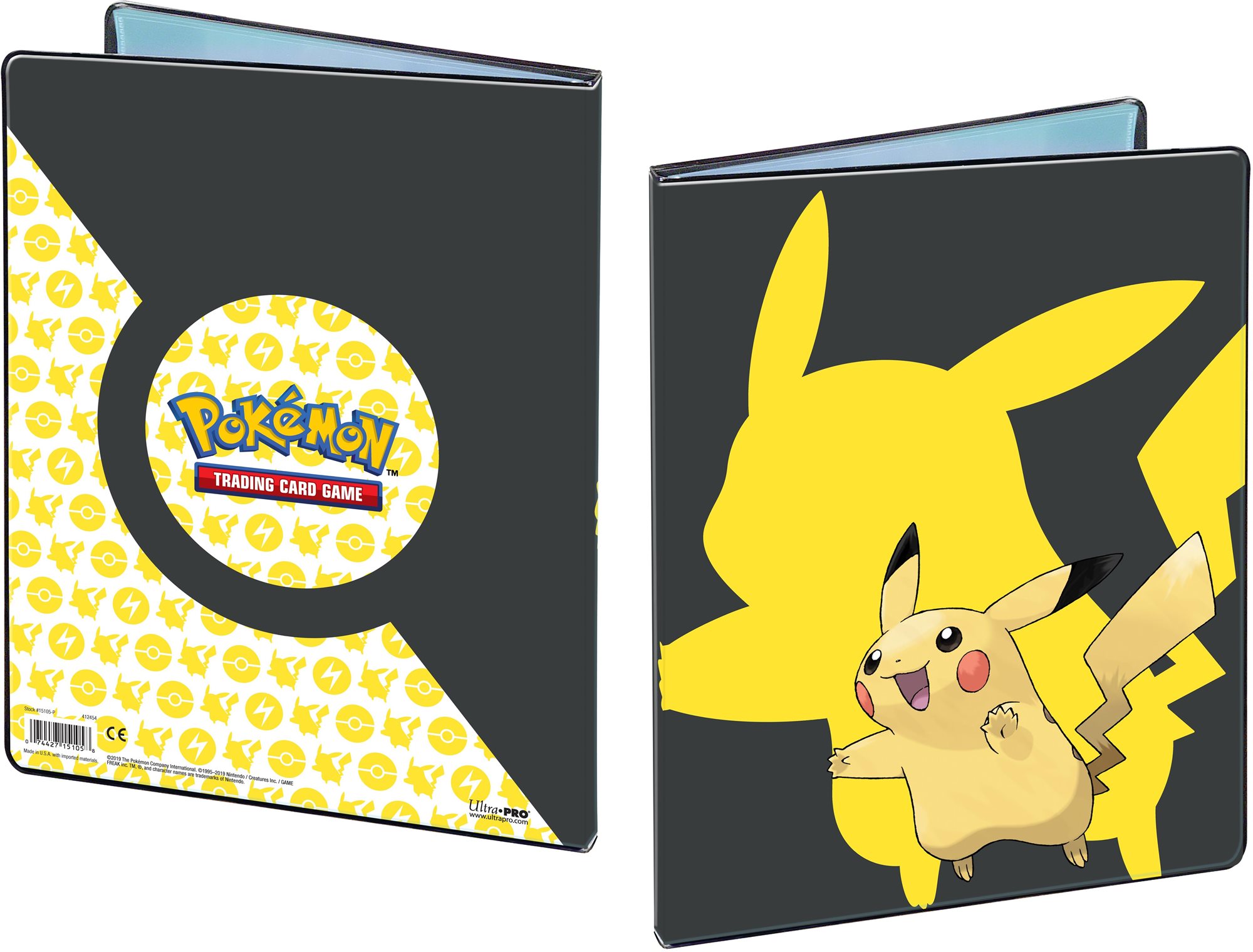 Pokemon UP: Pikachu 2019 – A4, 180 kártyás Gyűjtőalbum