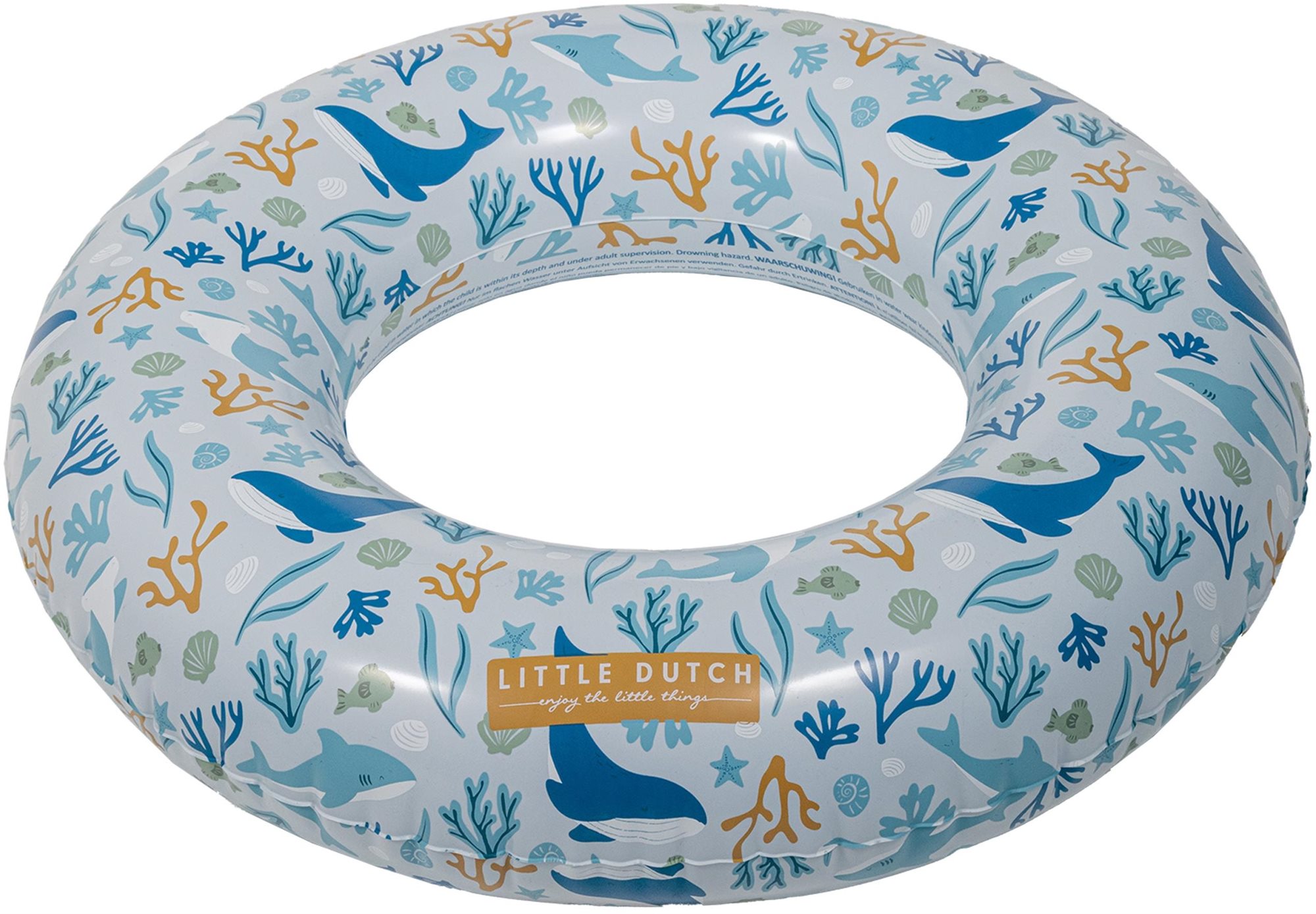 Little Dutch Nafukovací kruh Ocean Dreams Blue Nafukovacie koleso