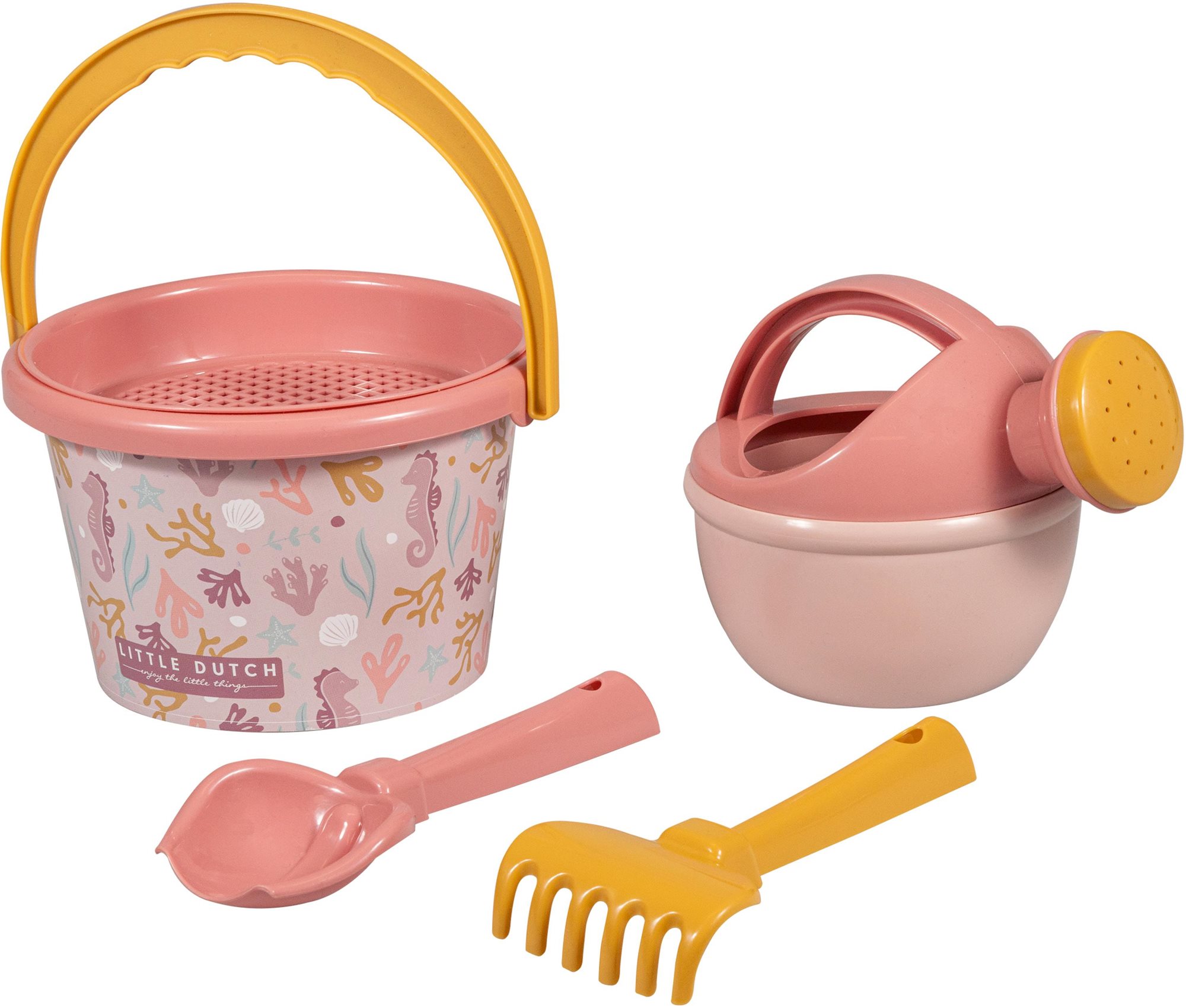 Little Dutch Sada Ocean Dreams Pink 5 ks Sada do piesku
