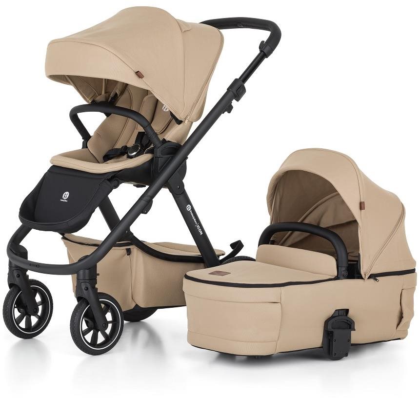 Petite&Mars Icon 2in1 RWS Mocha Beige Lite Babakocsi