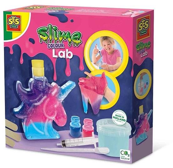 SES Farebný jednorožec v tube Výroba slizu