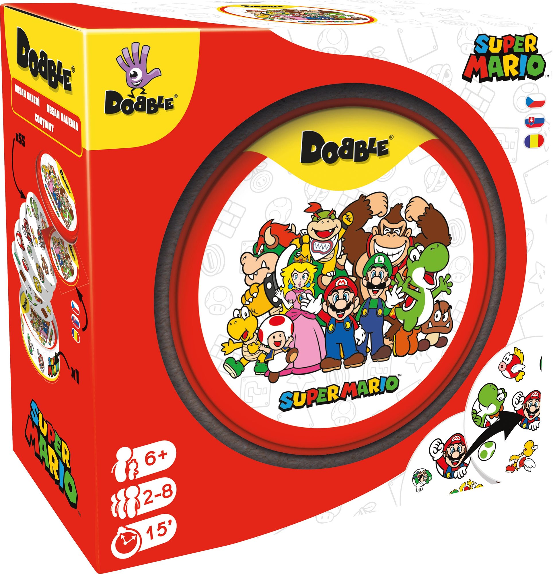 Dobble Super Mario Kartová hra