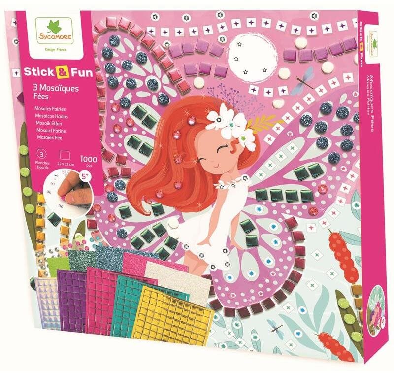 Sycomore Stick&Fun Víla 3 ks Mozaika pre deti