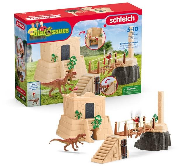 Schleich Dino Tempel-Eroberung 42657 Figuren-Set und Zubehör