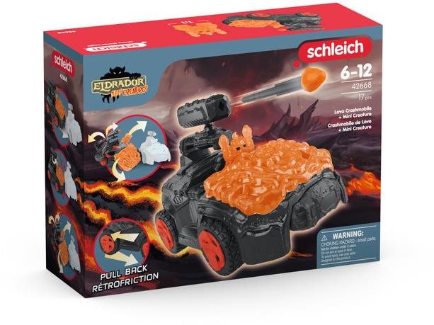 Schleich 42668 Eldrador Creatures Lava-Crashmobil mit Mini Creature...
