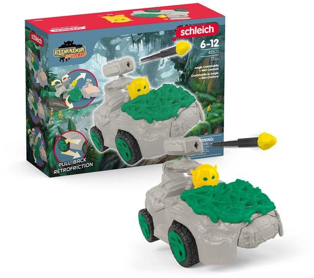 Schleich CrashMobile z džungle s figúrkou Mini Creature 42671 Set...