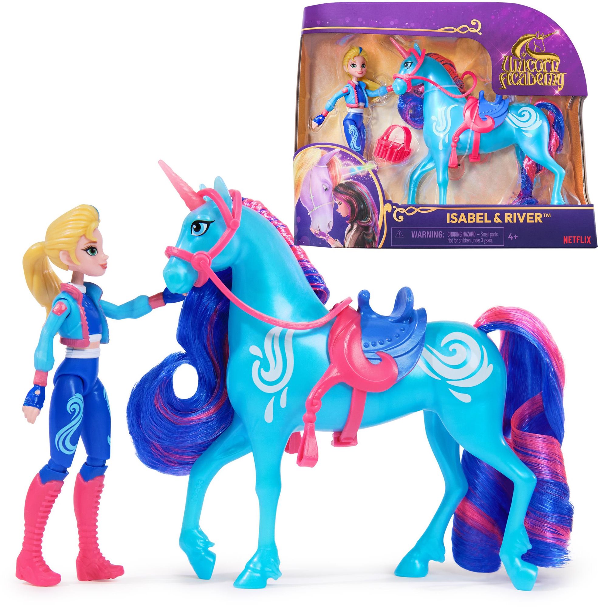 Unicorn Academy Isabel és River Figura