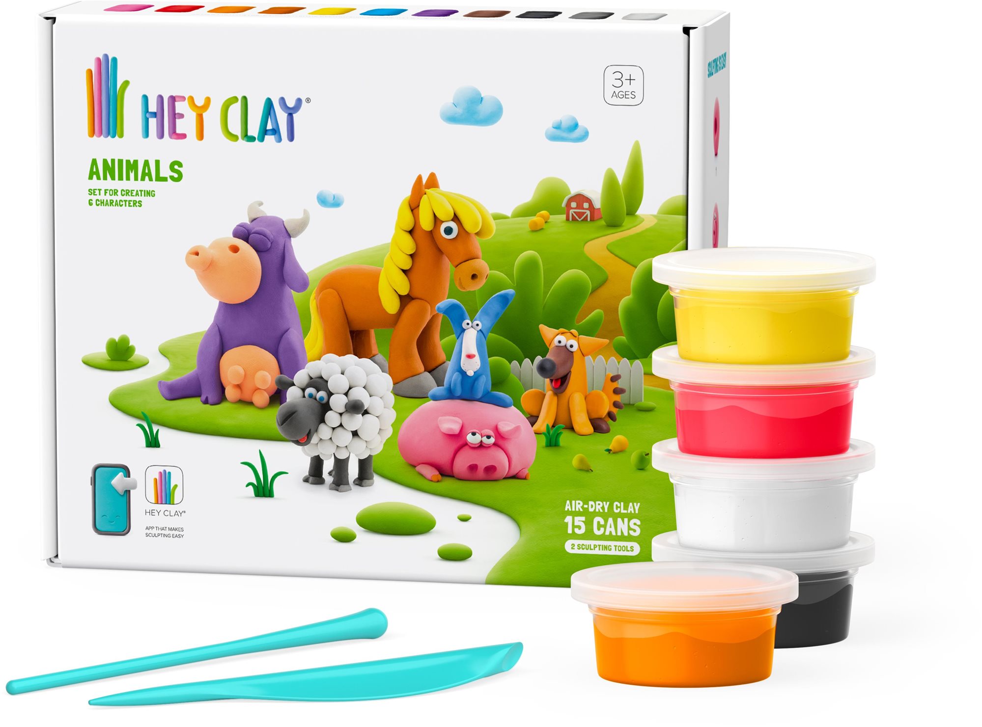 TM TOYS Hey Clay Állatok Gyurma