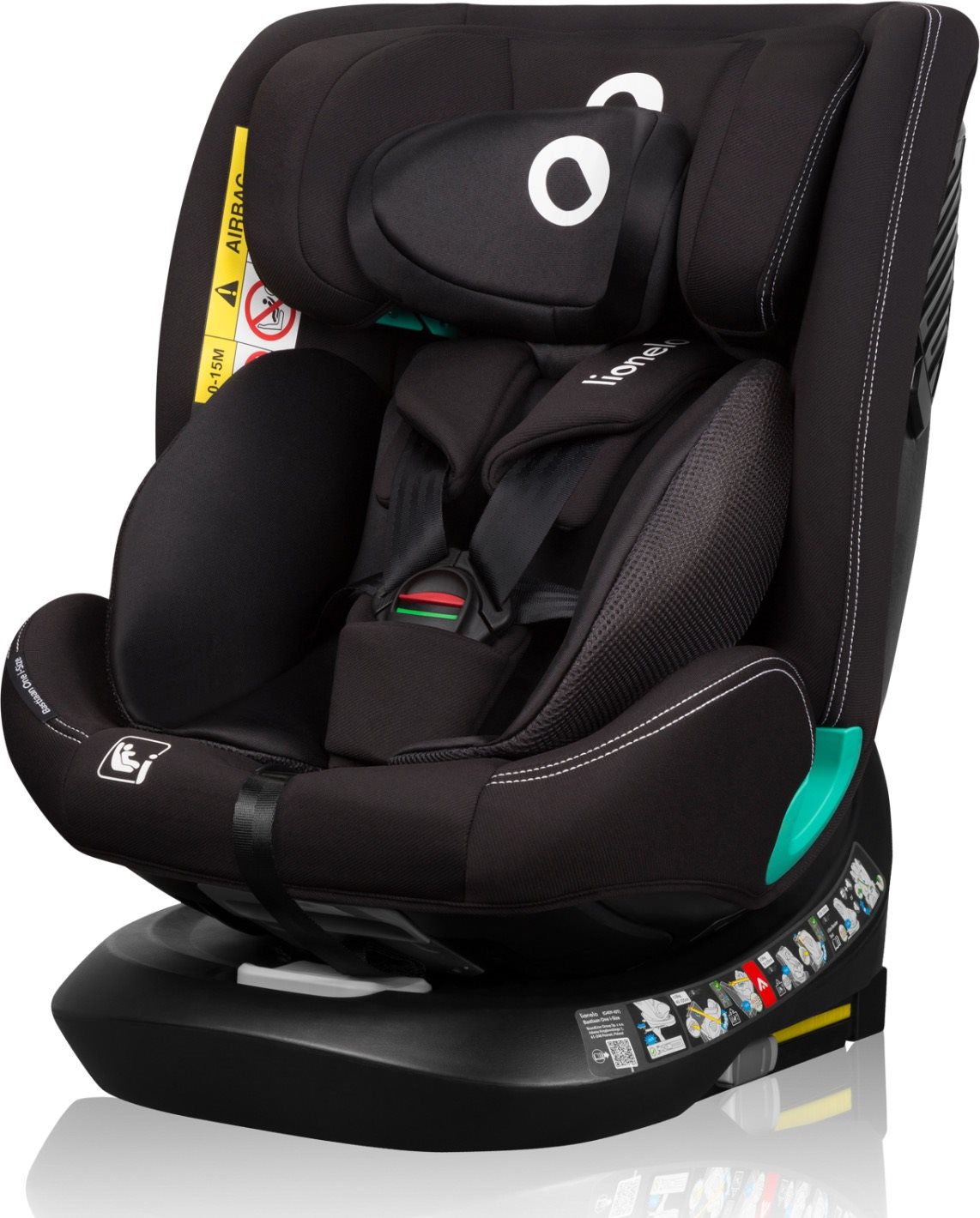 Lionelo Bastiaan One i-Size Black Carbon Autosedačka