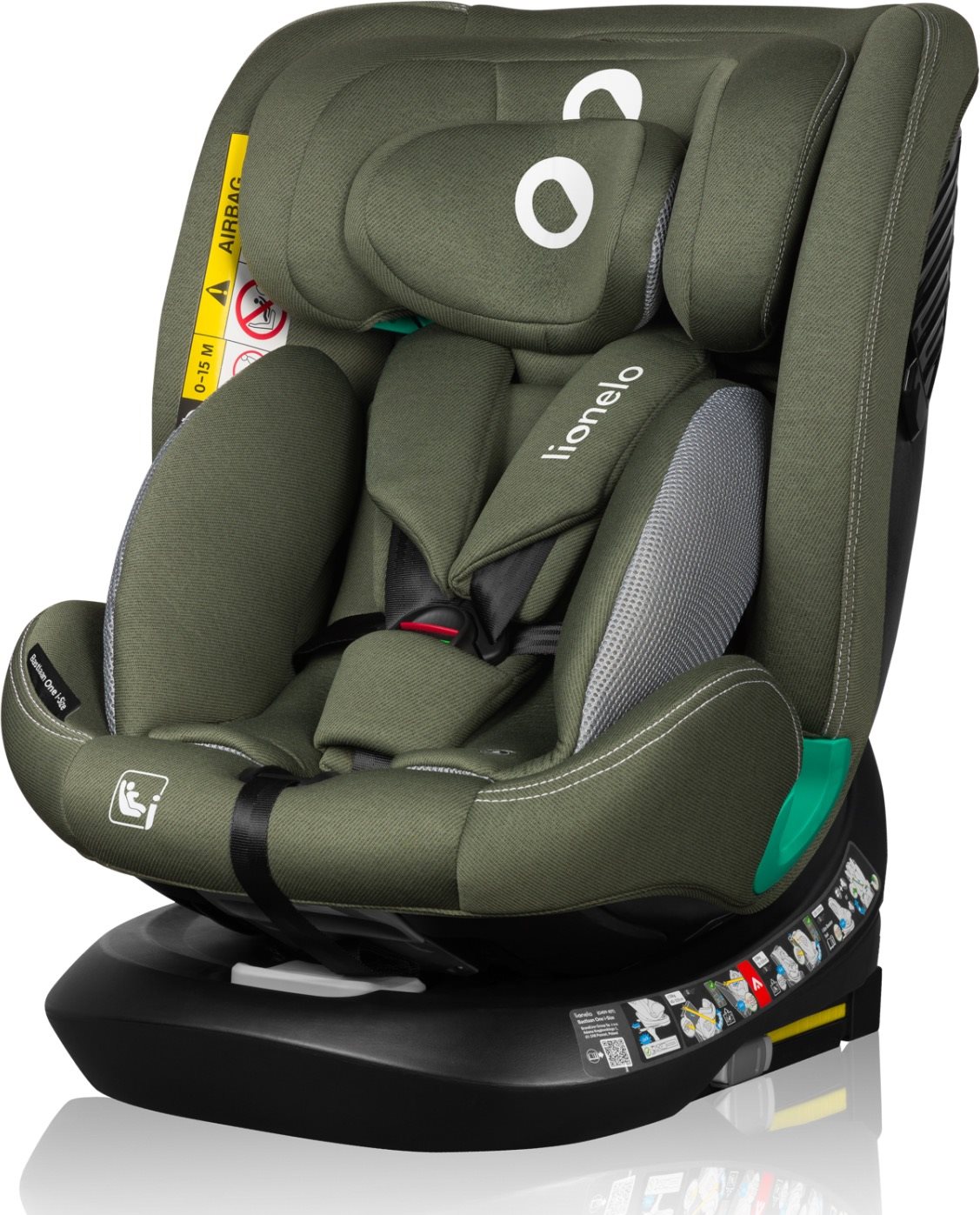 Lionelo Bastiaan One i-Size Green Olive Autosedačka