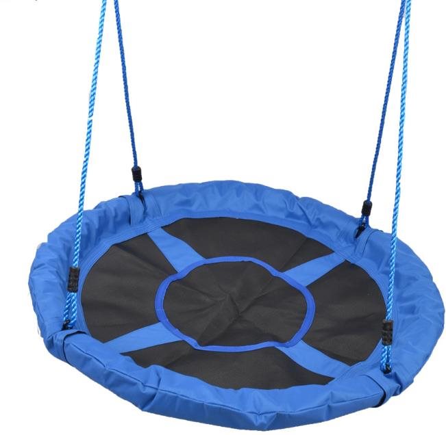Fészekhinta 100 cm átmérőjű kék Hinta