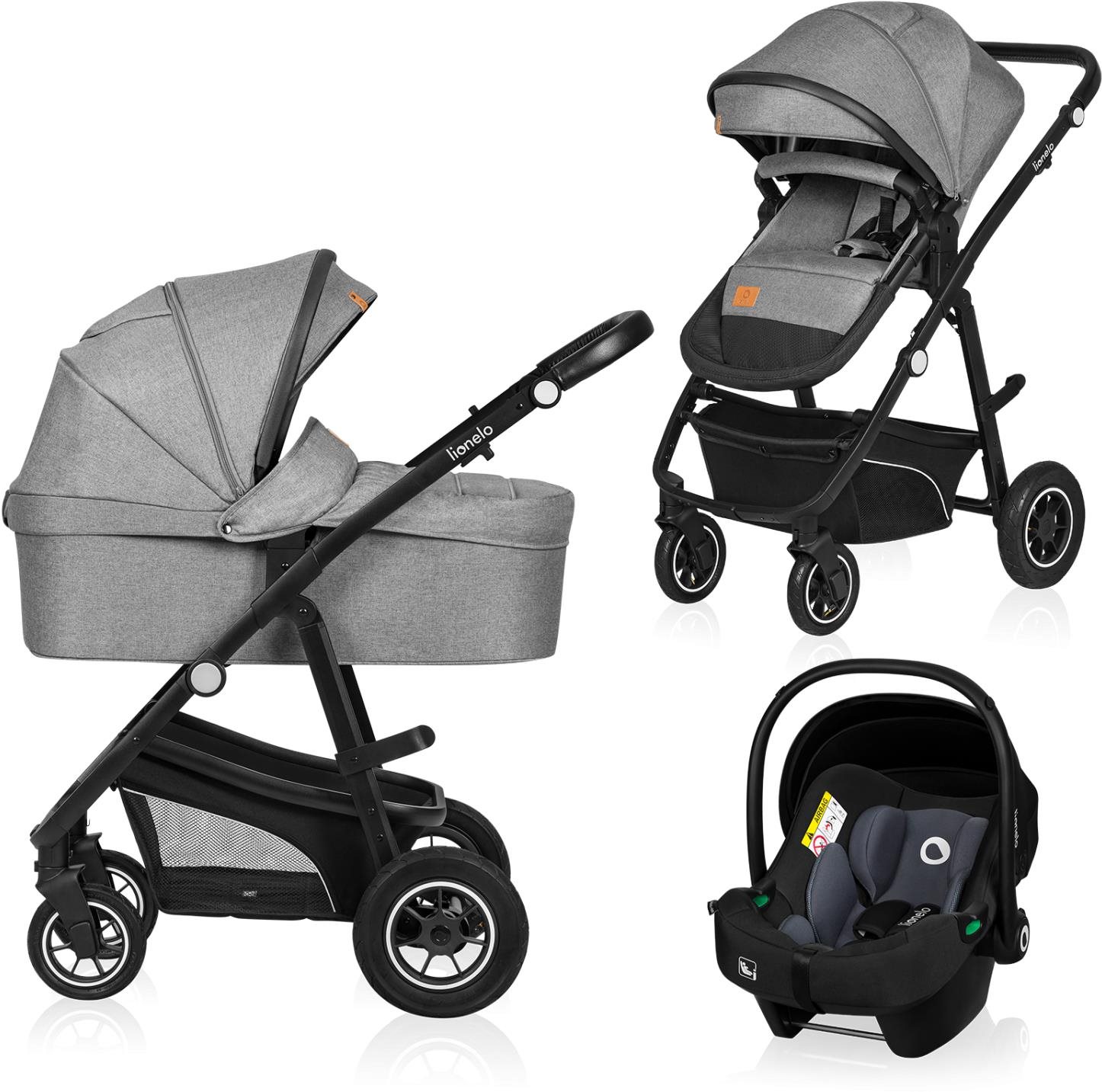 Lionelo Bianka 3in1 Grey Stone Babakocsi