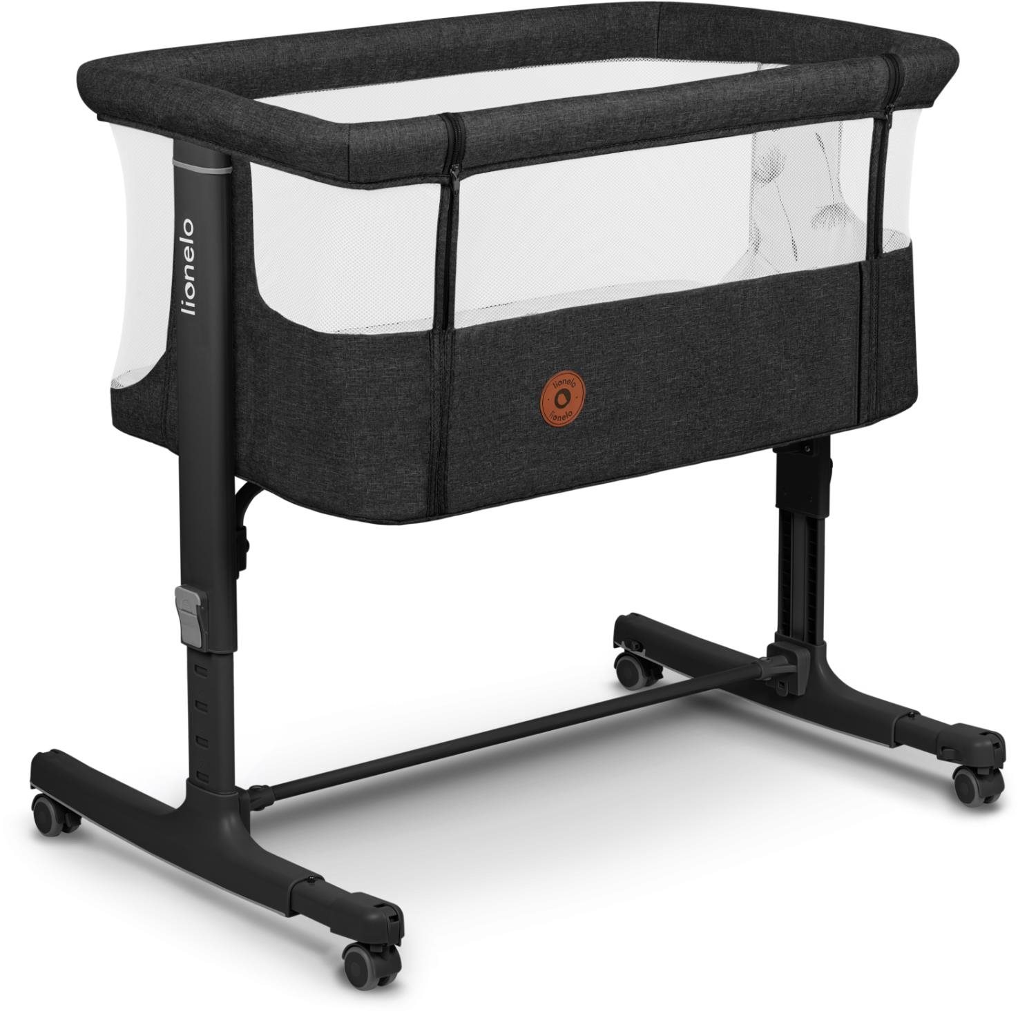 Lionelo Aurora Grey Graphite Utazó kiságy