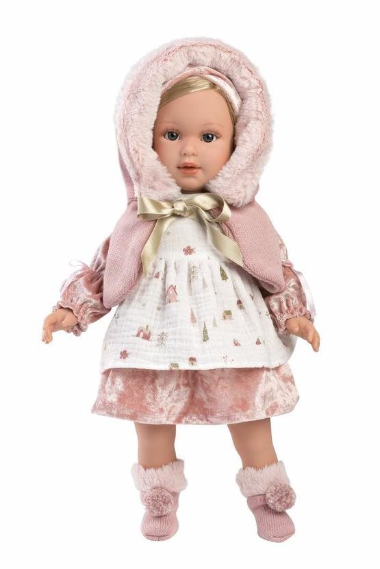 Llorens 54044 Lucia – reálna bábika s mäkkým látkovým telom – 40 cm...