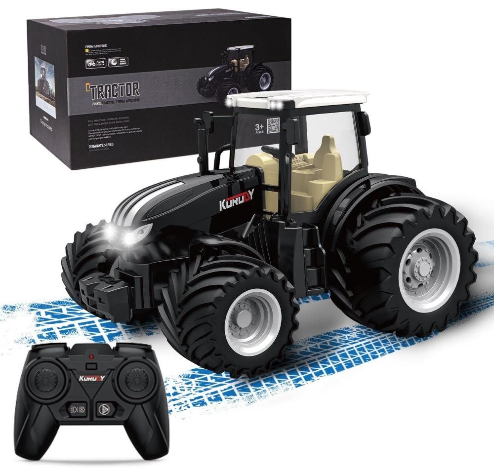 Korodyk traktor kovový 2,4 GHz so širokými kolesami, LED...