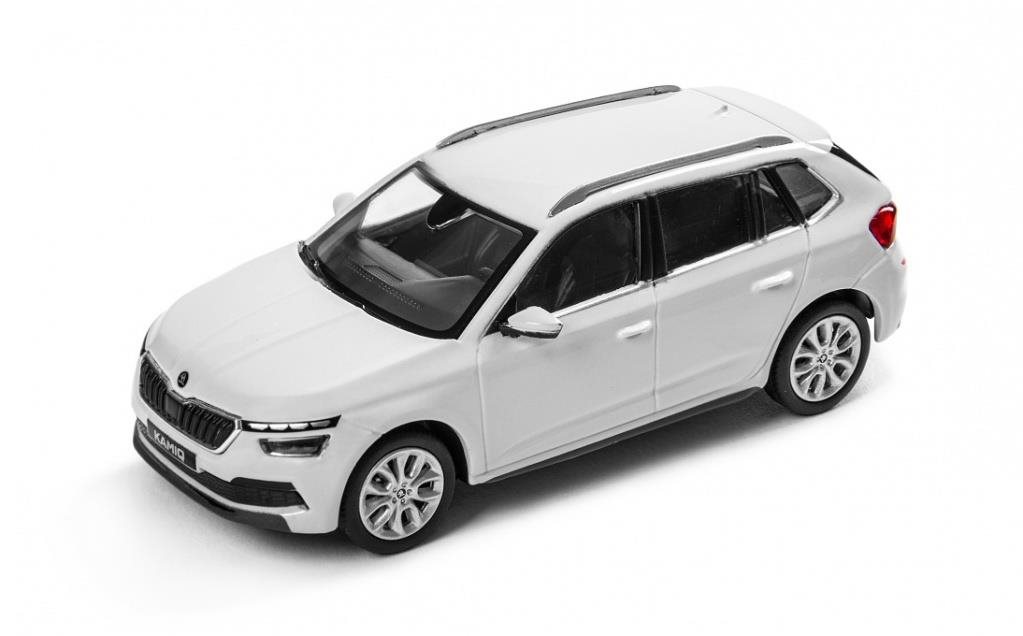 Škoda Kamiq, biela Kovový model
