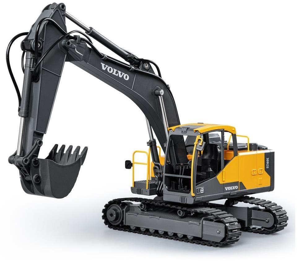 DoubleE Volvo EC160E 1 : 16 17 kanálov LED zvuky RTR súprava app na...