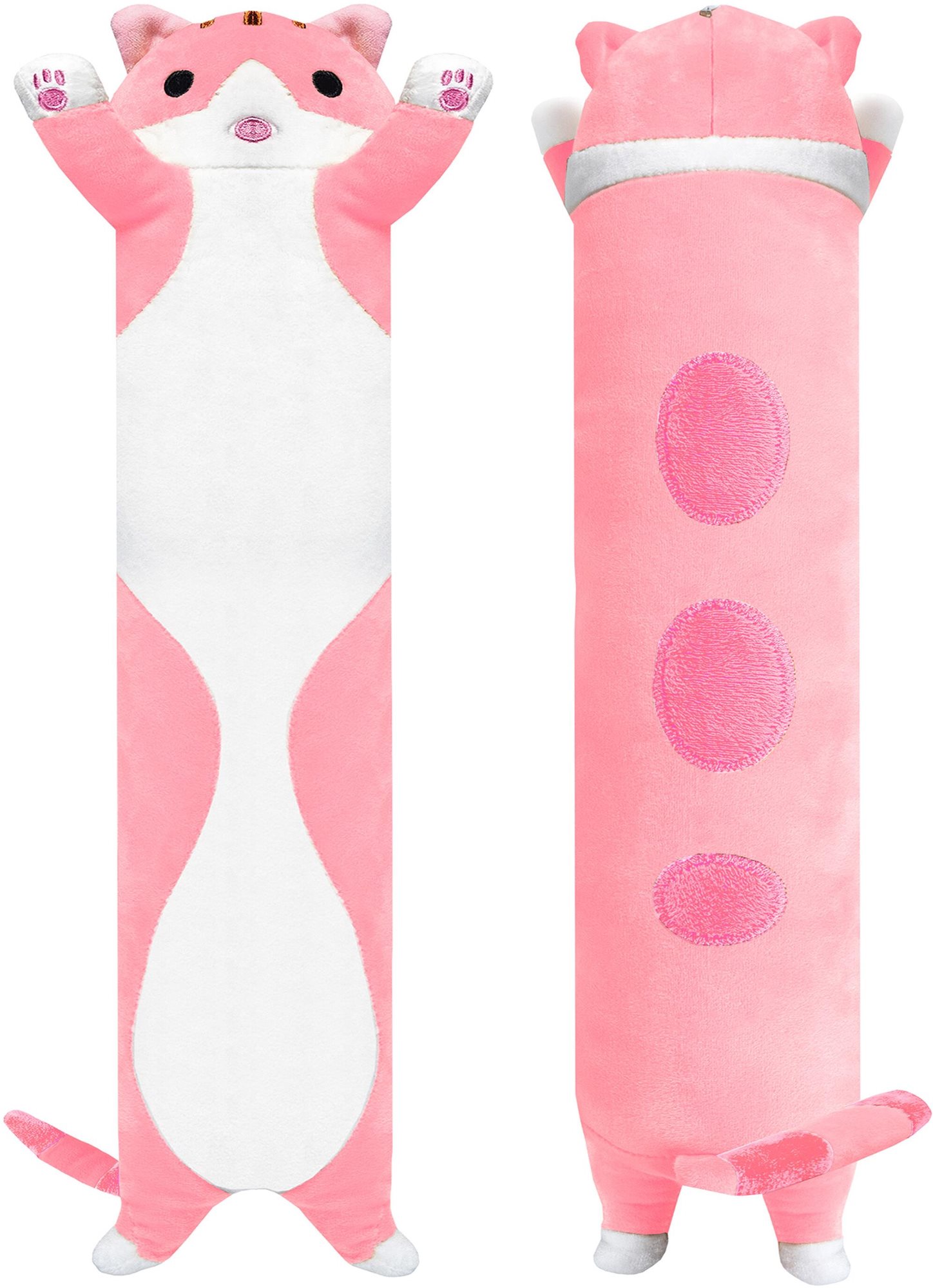 Aga4Kids Plyšový vankúš Mačka ružová, 50 cm Plyšová hračka