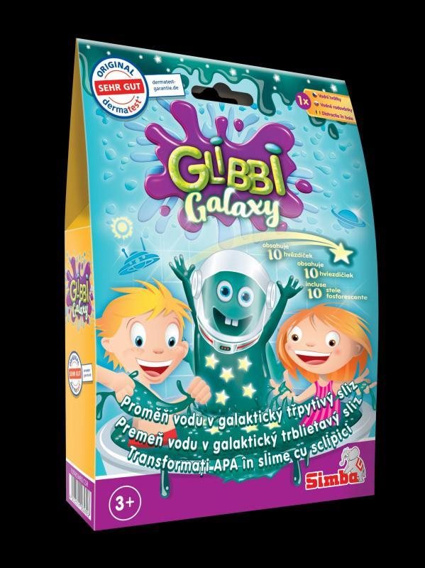 Simba Glibbi Galaxy Slime sliz s hviezdičkami Výroba slizu