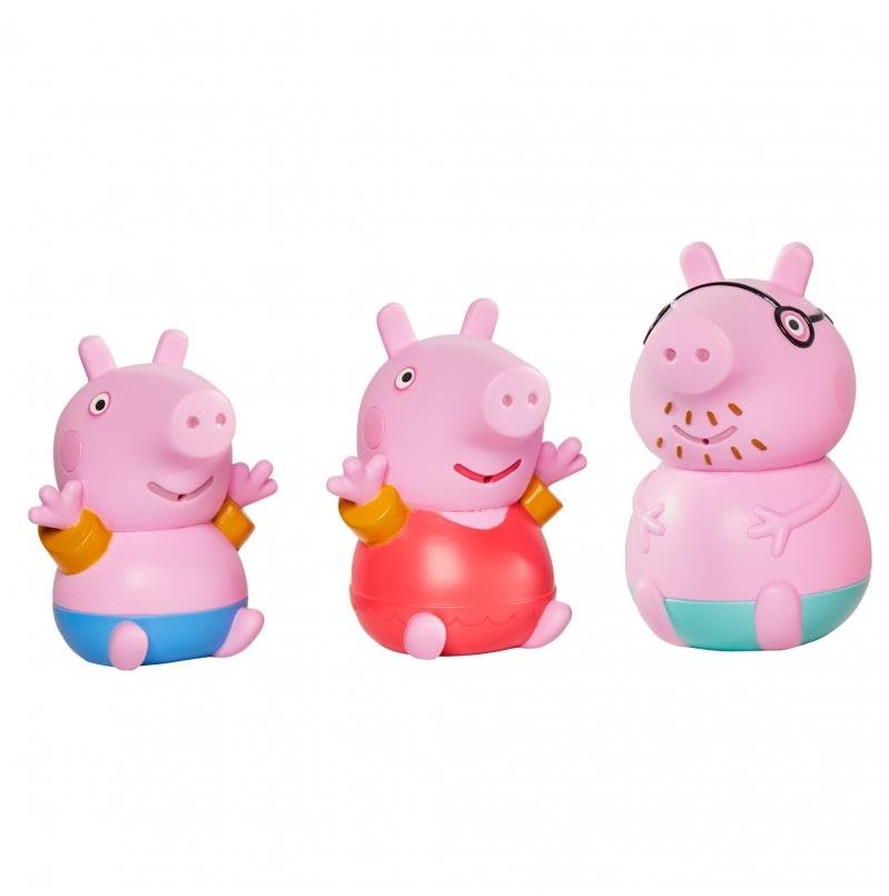 Toomies – Prasiatko Peppa Pig, tatínek a Tom – striekajúce hračky...