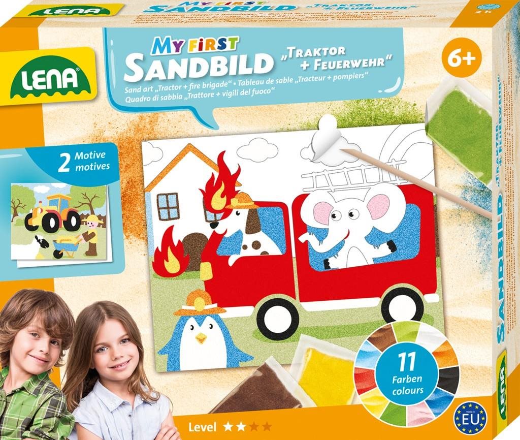 Lena Obrázky z písku, vozidla Kreativní sada