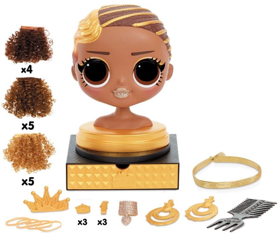 Tete de peigne L. O. L. OMG- Abeille royale Tete a coiffer