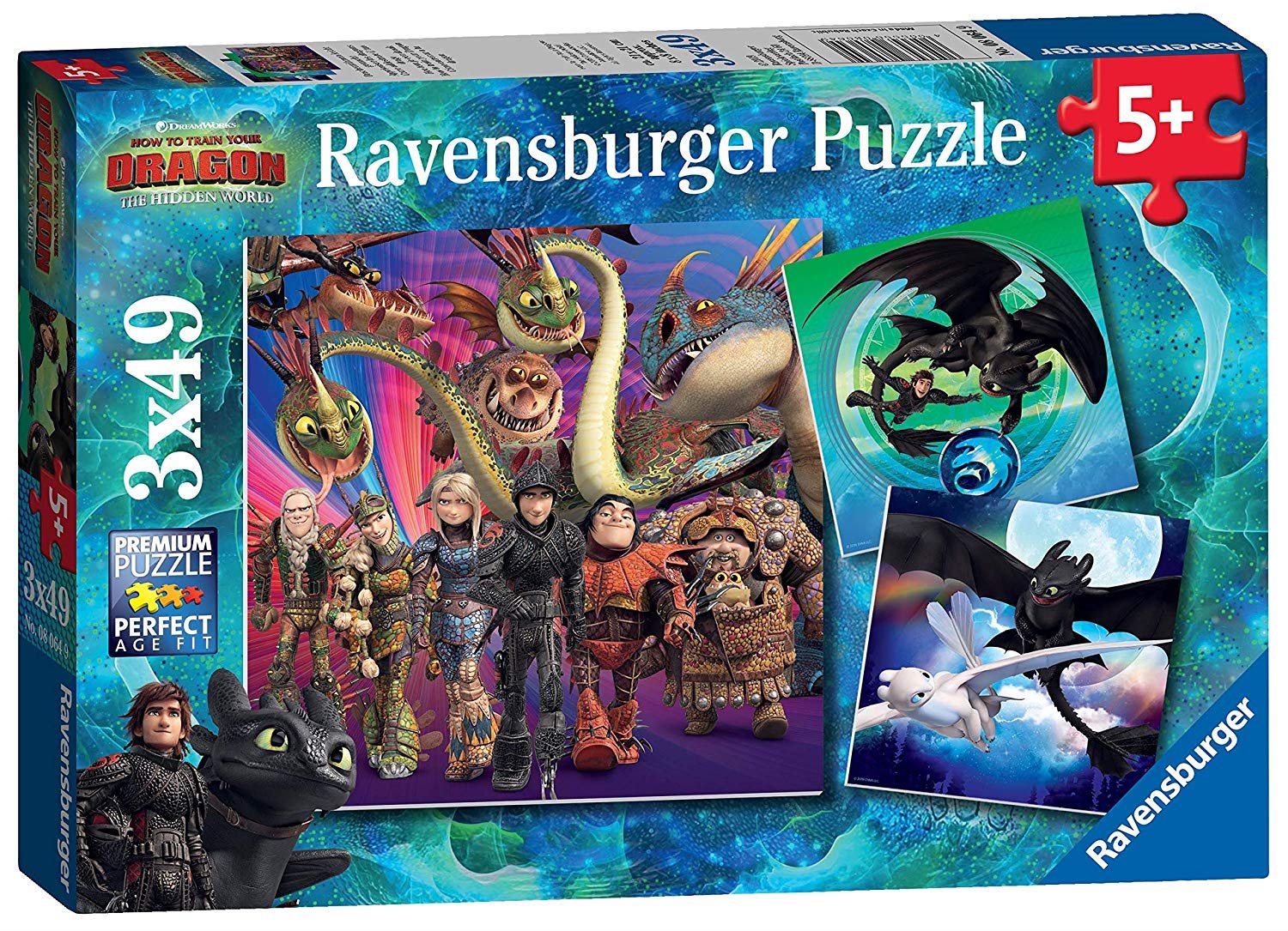 Ravensburger 080649 How to Train Your Dragon 3 Jigsaw