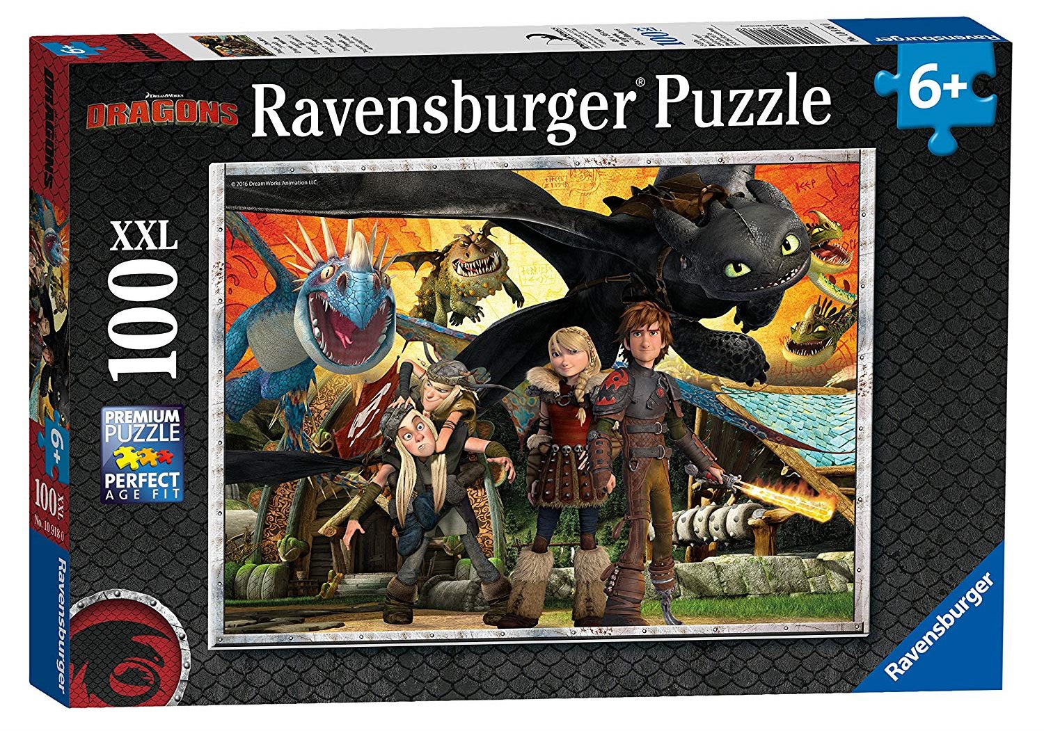 Ravensburger 109180 How to Train Your Dragon: Dragon Friends Jigsaw