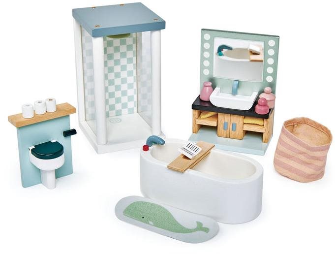 Tender Leaf Dolls House Bathroom Furniture Nábytok pre bábiky