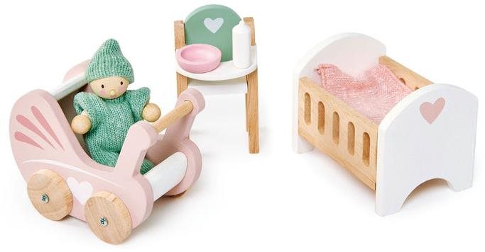 Tender Leaf Dolls House Nursery Set Nábytok pre bábiky