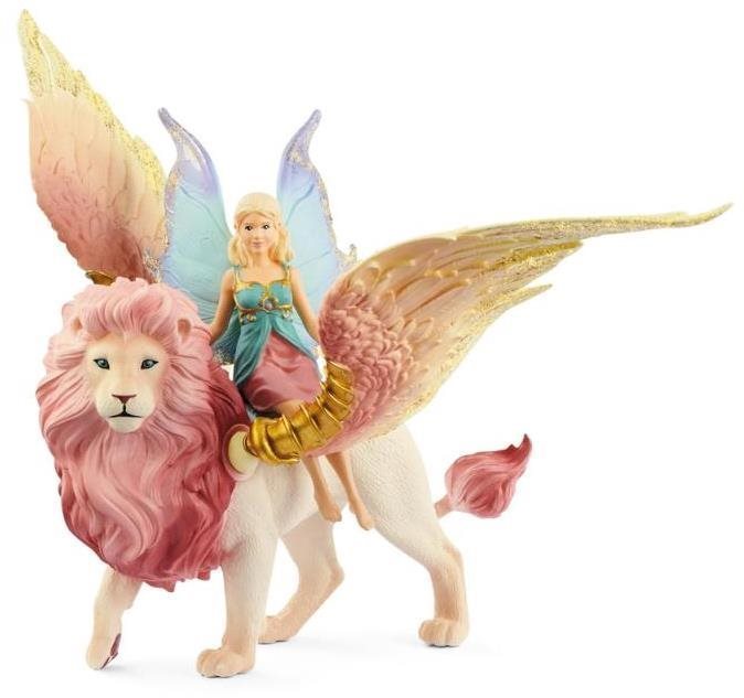 Schleich Elfia víla na okrídlenom levovi 70714 Figúrky