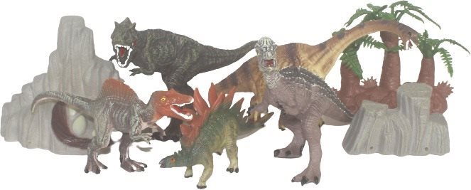 Súprava dinosaurov so stromami Set figúrok a príslušenstva