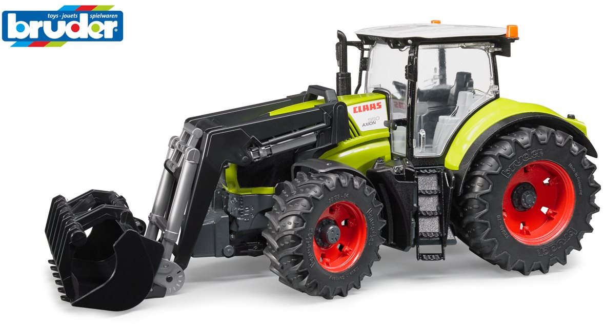 Bruder Farmer – traktor Claas Axion s predným nakladačom Auto
