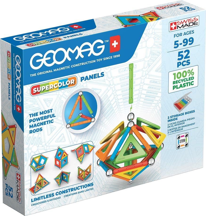 Geomag - Supercolor recycled 52 pcs Stavebnice