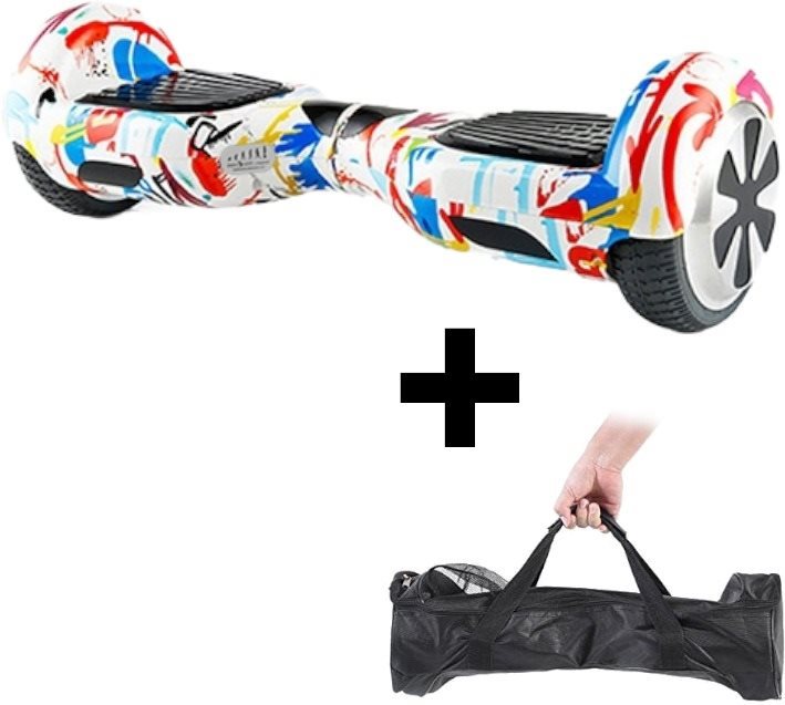Kolonožka Premium crazy white Hoverboard