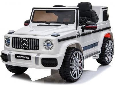 Mercedes G63 AMG - fehér Elektromos autó gyerekeknek
