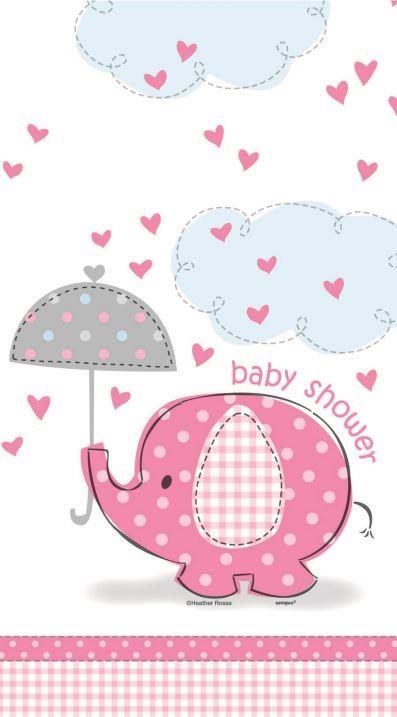 Obrus „baby shower“ tehotenský večierok – dievča/girl – 137 × 213...